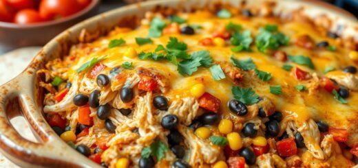 Chicken Burrito Casserole